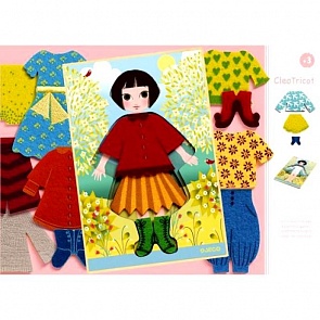 Деревянный пазл Одежда для Клео (Djeco, 01697k)